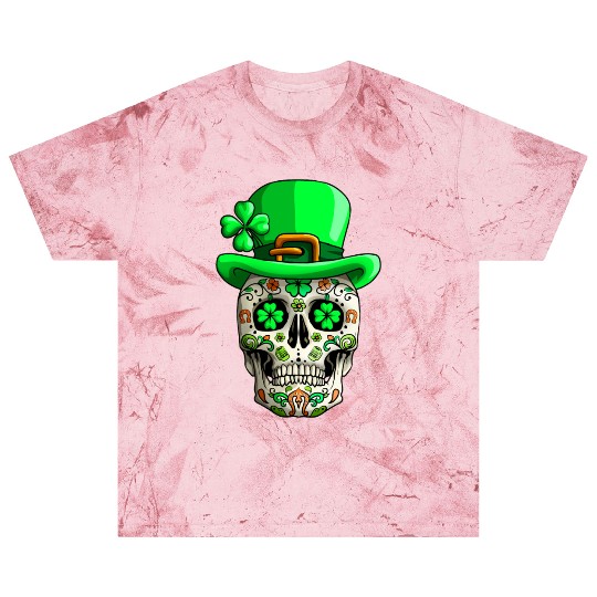 Sugar Skull Funny | Saint Patricks Day of Dead Blast T Shirts