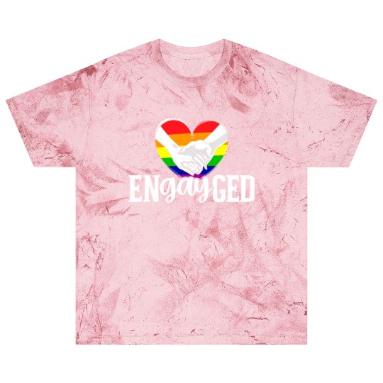 Engayged Rainbow Pride Month LGBTQ Gay Pride Blast T Shirts