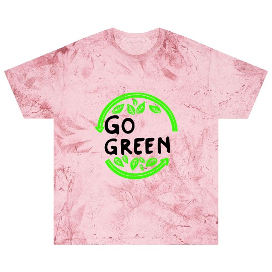 neon Green Circle Outline Go Green Blast T Shirts
