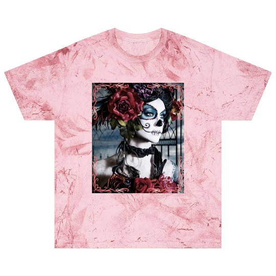 Beauty Dance Macabre Sugar Skull Girl Blast T Shirts