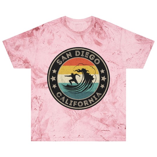 San Diego California Surfing Blast T Shirts San Diego