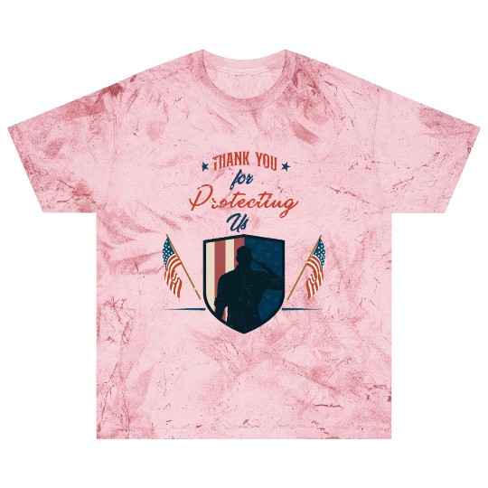 Veteran Day Thank You for Protecting Us Blast T Shirts