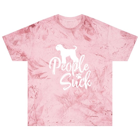 I Love My Black Russian Terrier - "People Suck" Blast T Shirts