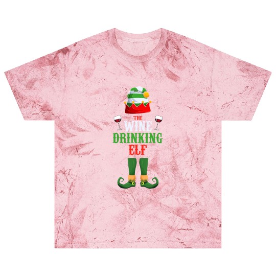 Chistmas Season The Wine Drinking Elf Blast T Shirts