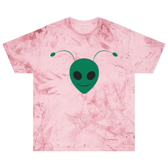 Alien Ant Face Design Green Blast T Shirts