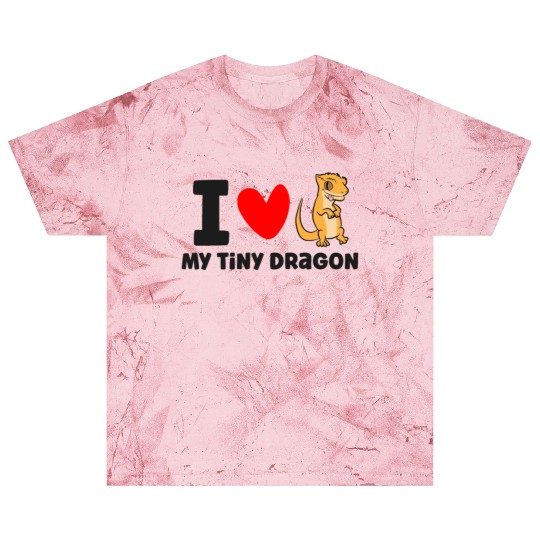 I Love My Tiny Dragon Reptile Pet Crested Gecko Blast T Shirts
