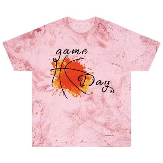 Game Day Basketball Lightning Bolt Blast T Shirts