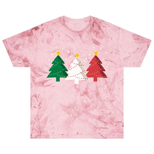 Christmas Tree Italy Flag Blast T Shirts