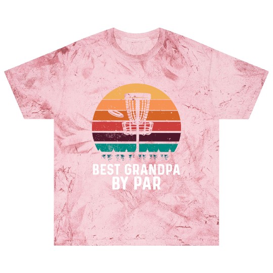 Best Grandpa By Par Father's Day Disc Golf Grandad Blast T Shirts