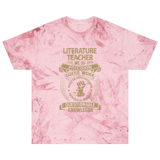 Literature Teacher Blast T Shirts - We Do Precision Gift