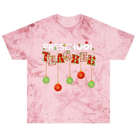 Preschool Teacher Christmas Vibes for Preschool Blast T Shirts