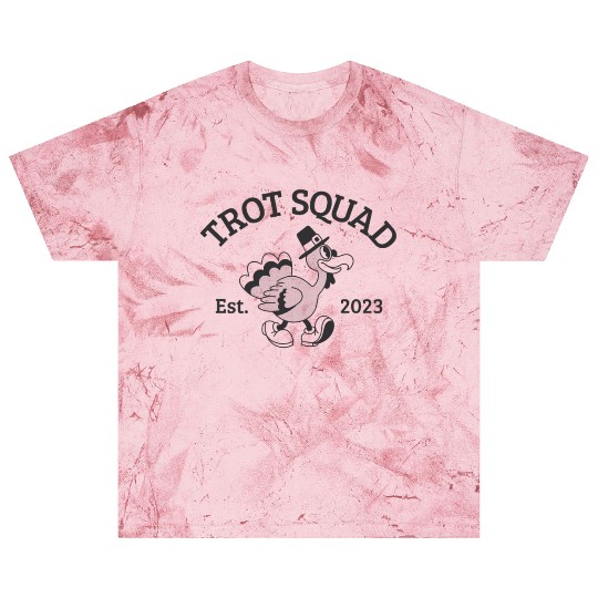 Trot Squad Established 2023 Funny Turkey Trot Blast T Shirts