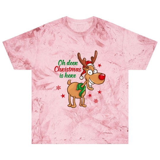 Reindeer Rudolph deer Christmas Is Here Blast T Shirts