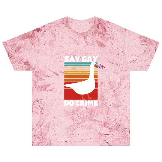 Say Gay Do Crime. LGBTQ Pride. Blast T Shirts