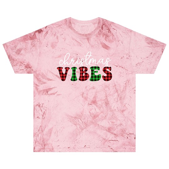 Christmas Vibes Buffalo Plaid Retro Christmas Blast T Shirts