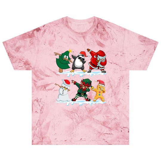 Dabbing Santa Elf Friends Funny Christmas Dabs Blast T Shirts