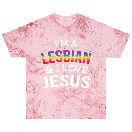 LGBT Gay Pride Lesbian I'm a Lesbian I Love Jesus Blast T Shirts