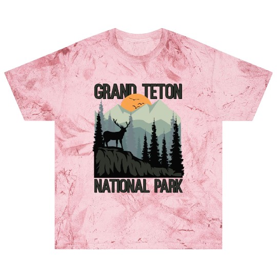Grand Teton National Park Mountains Wilderness Blast T Shirts