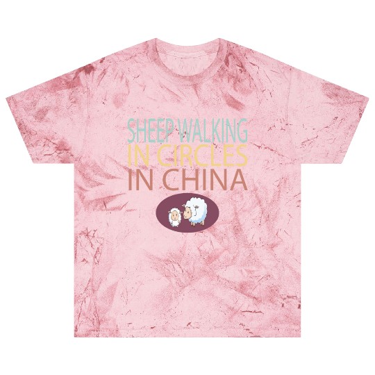 SHEEP WALKING IN CIRCLES IN CHINA Blast T Shirts