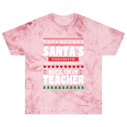 Santas Favorite Biology Teacher Blast T Shirts