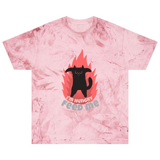 Angry Hungry Cat Feed Me! Blast T Shirts