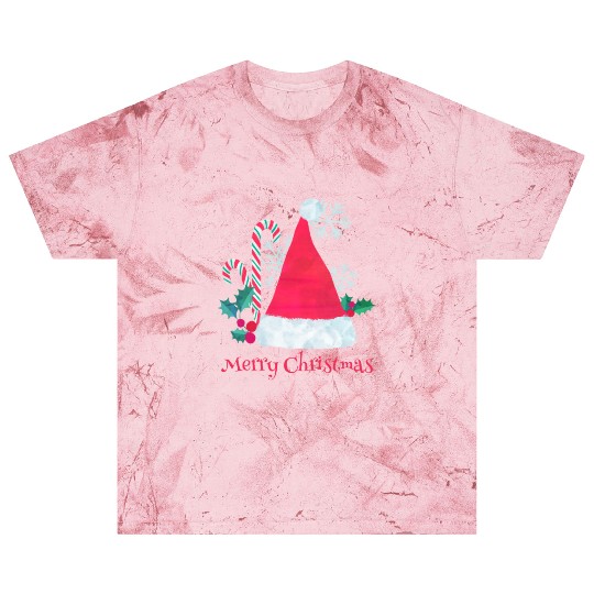 Santa Hat and Candy Canes for Christmas Blast T Shirts