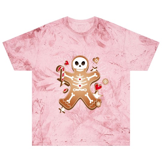 Gingerbread man Sugar Skull decor for Christmas Blast T Shirts