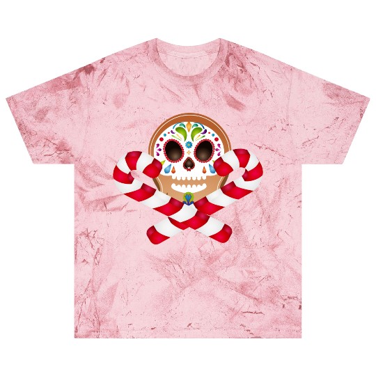 Gingerbread man Sugar Skull decor for Christmas Blast T Shirts