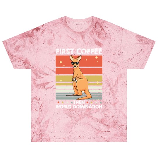 Kangaroo Coffee Blast T Shirts