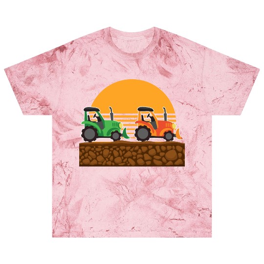 Kids Tractor Lover Farm Vehicles Blast T Shirts