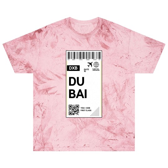 Destination Dubai Airport Travel pass Blast T Shirts