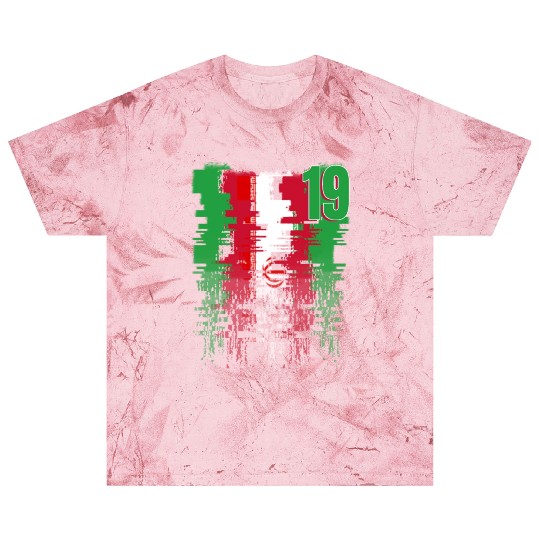 Iran Soccer team Jerseys Iran team 2022 number 19 Blast T Shirts