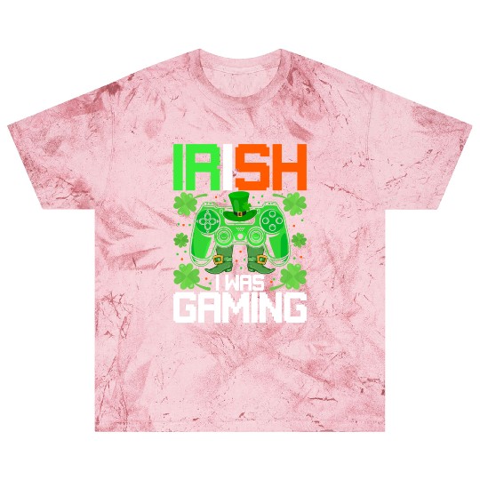 Irish I Was Gaming Funny St Patricks Day Gamer Boy Blast T Shirts