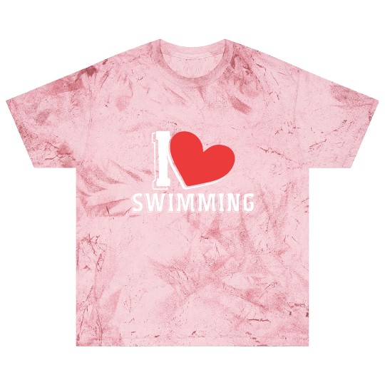 I Love Swimming Swimmer Swim Blast T Shirts