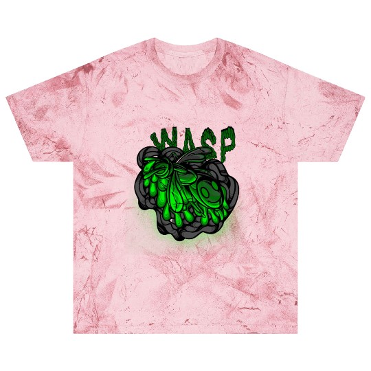 Iron Toxic Neon Wasp Design Blast T Shirts