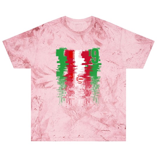 Iran Soccer team Jerseys Iran team 2022 number 9 Blast T Shirts