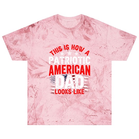 This Is How A Patriotic American Dad Looks Like US Blast T Shirts