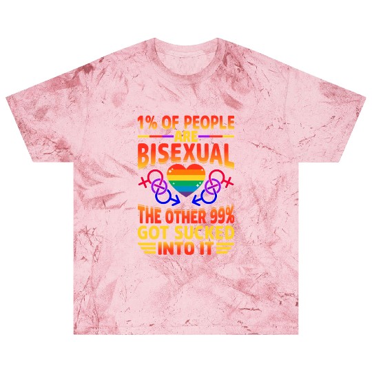 Bisexual Pride Bi LGBTQ Bisexuality Queer Rainbow Blast T Shirts