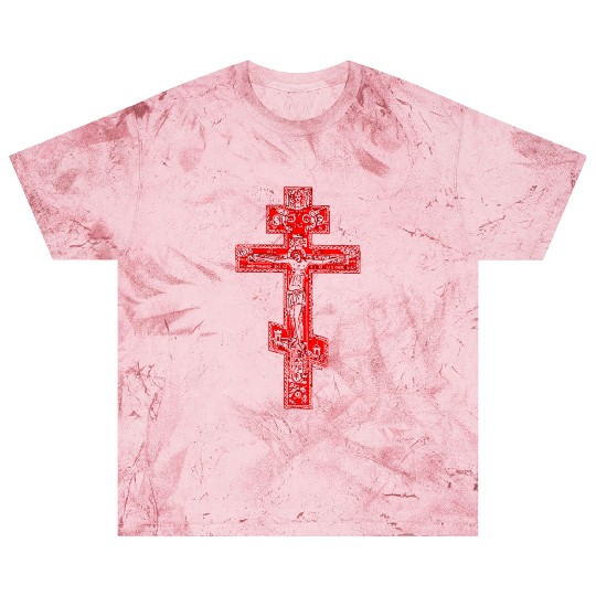 Russian Orthodox Three Bar Cross Classic Blast T Shirts