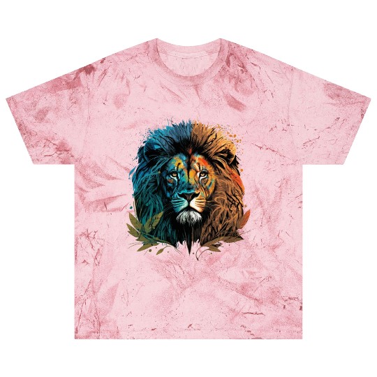 Two Face Lion Blast T Shirts