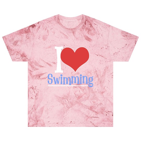 I Love Swimming Swimmer Swim Blast T Shirts