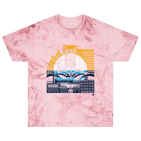 Milwaukee Skyline Squared Milwaukee Peoples Flag D Blast T Shirts