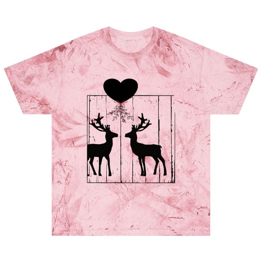 Reindeer love under a mistletoe Blast T Shirts