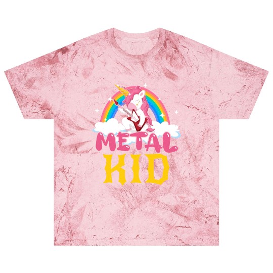 Guitar Unicorn Rainbow Metal Music Heavy Rock Blast T Shirts