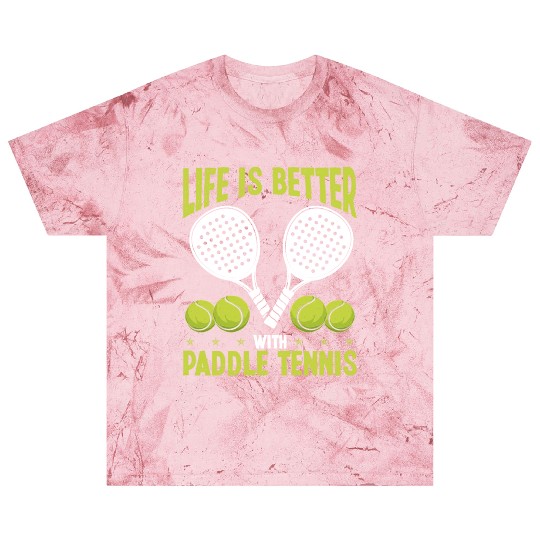Paddle Tennis Player Match Life is better with Blast T Shirts