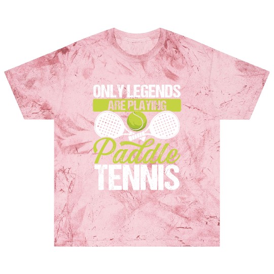 Paddle Tennis Player Match Only Legends Balls Blast T Shirts