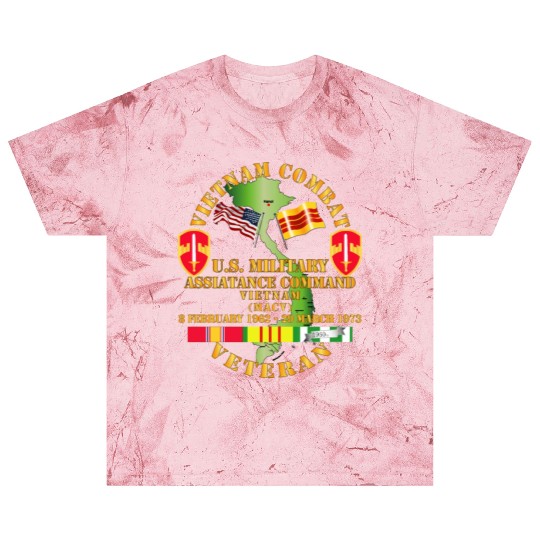Army Vietnam Combat Veteran US Military Asst Cmd V Blast T Shirts