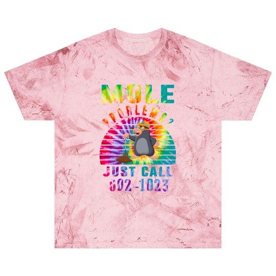 Vintage Mole Day Mole Problems Just Call Blast T Shirts