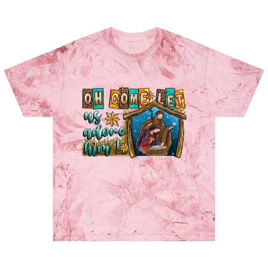 Oh Come Let Us Adore Him Blast T Shirts