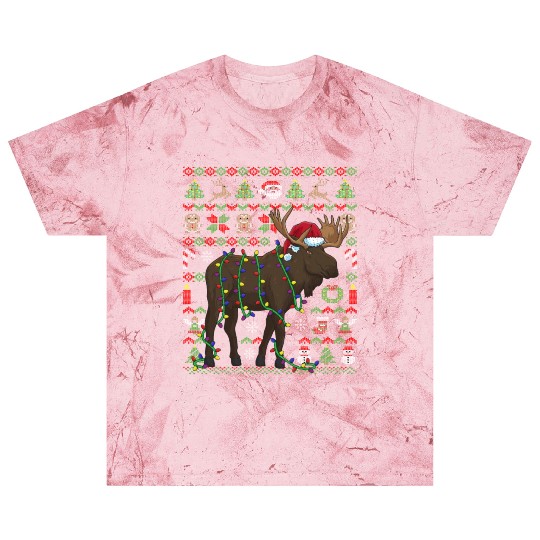Ugly Christmas Moose Sweden Blast T Shirts